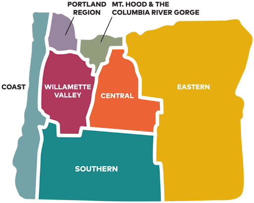 Oregon Regional Map